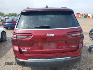 2021 Jeep Grand Cherokee Limited z VIN 1C4RJKBGXM8161859, wystawiony jako IAAI lot #41889257 z przebiegiem 46 965 mil mil oraz . Historia ofert i sprzedaży dostępna na DreamBid. Obrazek 16.