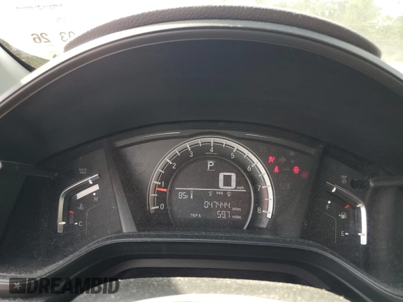 2019 Honda CR-V LX with VIN 2HKRW5H30KH409333, listed as a Copart auction lot 54892655 with 47,444 mi miles and Salvage Title. Bid and sale history available at DreamBid. Image 9.