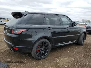 2020 Land Rover Range Rover Sport HST with VIN SALWS2RU6LA720061, listed as a Copart auction lot 55636705 with 42,485 mi miles and Salvage title. Bid and sale history available at DreamBid. Image 3.