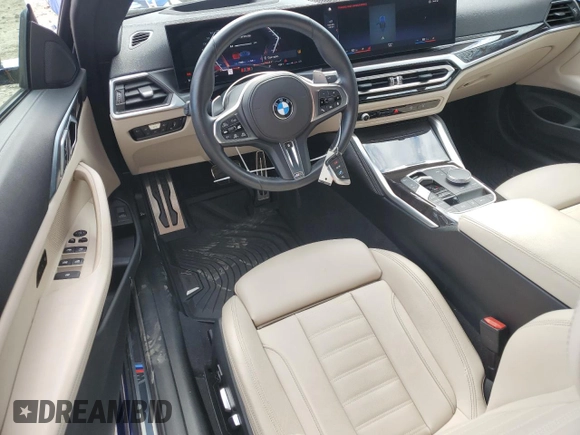 2024 BMW 4 Series 430i xDrive with VIN WBA43AT09RCP00263, listed as a Copart auction lot 48894815 with 17,688 mi miles and Salvage Title. Bid and sale history available at carsss.com. Image 8.