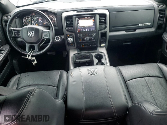 2018 Ram 1500 Rebel with VIN 1C6RR7YT9JS109185, listed as a Copart auction lot 61168115 with 121,482 mi miles and Salvage title. Bid and sale history available at DreamBid. Image 8.