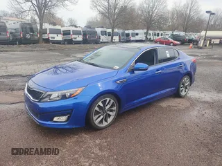 2015 Kia Optima SX Turbo with VIN 5XXGR4A62FG436001, listed as a Copart auction lot 52134035 with 90,737 mi miles and Clean Title. Bid and sale history available at carsss.com. Image 2.