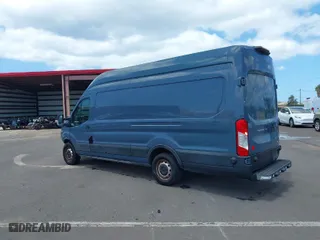 2021 Ford Transit Cargo Van with VIN 1FTBR3X85MKA56845, listed as a IAAI auction lot 41952465 with 23,112 mi miles. Bid and sale history available at carsss.com. Image 3.