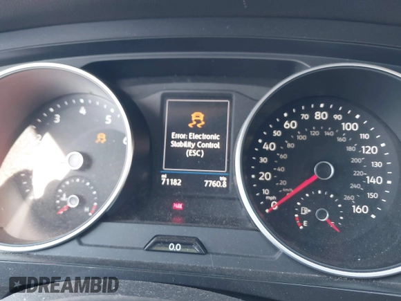 2021 Volkswagen Tiguan S with VIN 3VV1B7AX2MM142289, listed as a IAAI auction lot 42403346 with 71,182 mi miles and . Bid and sale history available at DreamBid. Image 7.
