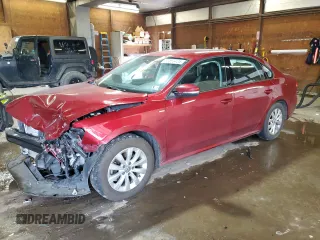 2015 Volkswagen Passat Wolfsburg Edition with VIN 1VWAT7A36FC034543, listed as a Copart auction lot 63555435 with 120,954 mi miles and Salvage title. Bid and sale history available at DreamBid. Image 1.