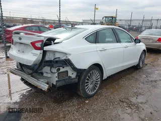 2016 Ford Fusion Titanium with VIN 3FA6P0K96GR158621, listed as a IAAI auction lot 41678349 with 182,162 mi miles. Bid and sale history available at carsss.com. Image 4.