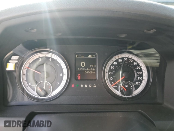2015 Ram 1500 Tradesman with VIN 3C6JR7AT5FG564167, listed as a Copart auction lot 49115665 with 154,706 mi miles and Salvage title. Bid and sale history available at DreamBid. Image 9.