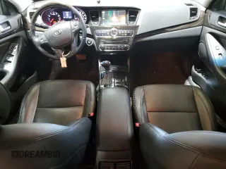 2015 Kia Cadenza Premium with VIN KNALN4D78F5197330, listed as a Copart auction lot 65936324 with 62,236 mi miles and Salvage Title. Bid and sale history available at carsss.com. Image 8.