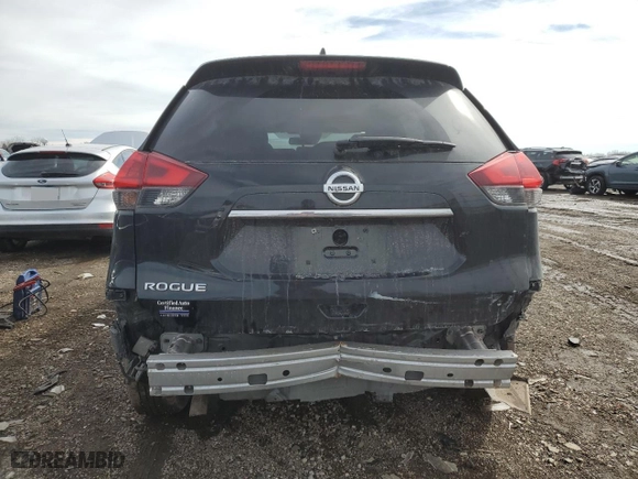 2019 Nissan Rogue SV with VIN JN8AT2MV5KW390966, listed as a Copart auction lot 47286425 with 106,289 mi miles and Salvage Title. Bid and sale history available at carsss.com. Image 6.