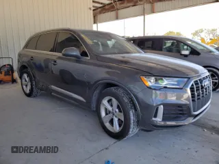 2021 Audi Q7 Premium with VIN WA1AJAF77MD029807, listed as a Copart auction lot 49939595 with 66,559 mi miles and Salvage title. Bid and sale history available at DreamBid. Image 4.