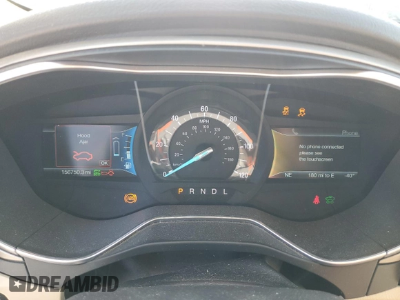 2016 Ford Fusion SE Hybrid with VIN 3FA6P0LU3GR106544, listed as a Copart auction lot 61456035 with 156,750 mi miles and Salvage title. Bid and sale history available at DreamBid. Image 9.