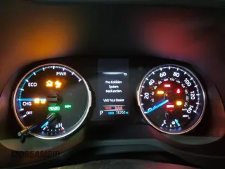 2021 Toyota RAV4 Hybrid XLE with VIN JTMRWRFV3MD127501, listed as a Copart auction lot 84239034 with 75,707 mi miles and Salvage Title. Bid and sale history available at carsss.com. Image 9.