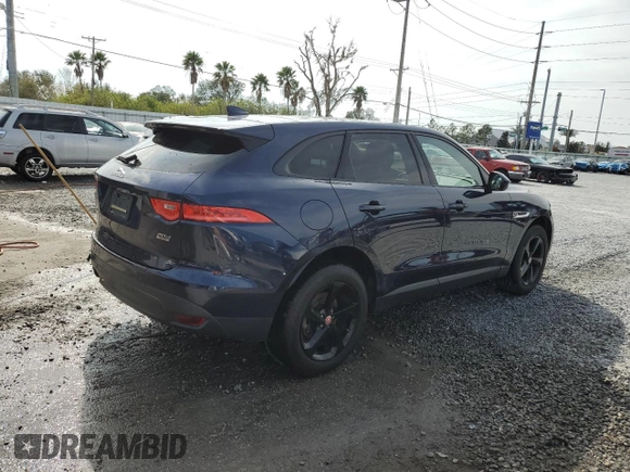 2018 Jaguar F-Pace 20d Premium with VIN SADCJ2FN9JA326677, listed as a Copart auction lot 42704055 with 104,968 mi miles and Salvage Title. Bid and sale history available at DreamBid. Image 3.