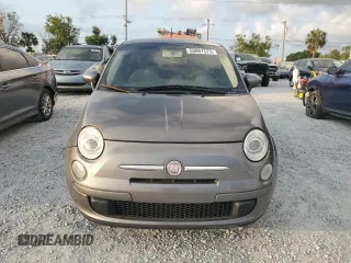 2012 FIAT 500 Pop with VIN 3C3CFFAR5CT384154, listed as a Copart auction lot 58067575 with 98,306 mi miles and Salvage title. Bid and sale history available at DreamBid. Image 5.