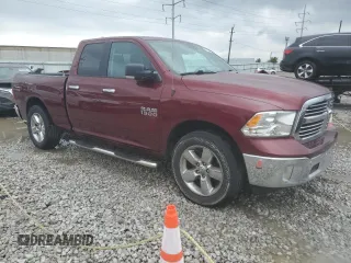 2018 Ram 1500 Big Horn with VIN 1C6RR7GG9JS310766, listed as a Copart auction lot 57300475 with 101,572 mi miles and Salvage title. Bid and sale history available at DreamBid. Image 4.