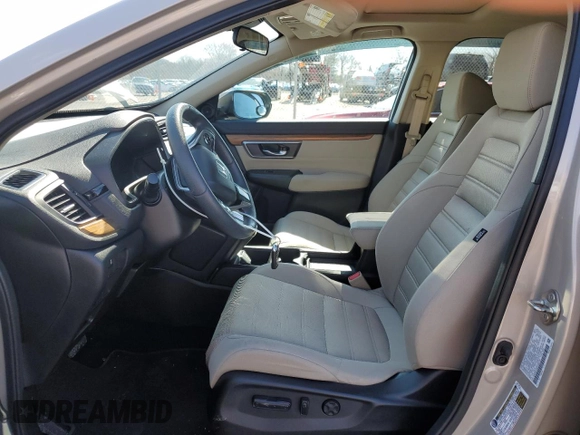 2019 Honda CR-V EX with VIN 2HKRW1H52KH505734, listed as a Copart auction lot 50371485 with 108,281 mi miles and Salvage Title. Bid and sale history available at DreamBid. Image 7.