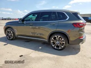 2023 BMW X5 xDrive40i with VIN 5UXCR6C01P9P27041, listed as a Copart auction lot 59009585 with 45,568 mi miles and Salvage title. Bid and sale history available at DreamBid. Image 2.
