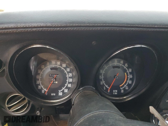 1972 Chevrolet Corvette with VIN 1Z37K2S521218, listed as a Copart auction lot 84444904 with 71,326 mi miles and Salvage title. Bid and sale history available at DreamBid. Image 9.