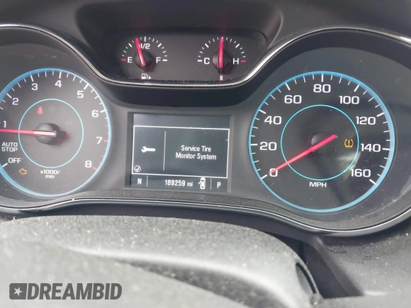 2017 Chevrolet Cruze LS with VIN 1G1BC5SM5H7160285, listed as a IAAI auction lot 41903227 with 189,259 mi miles and . Bid and sale history available at DreamBid. Image 15.