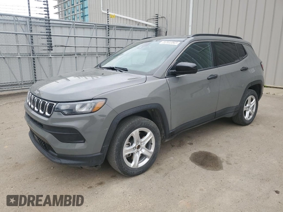 2024 Jeep Compass Sport с VIN 3C4NJDAN3RT598007, выставлен на аукционе Copart как лот 60638835 с пробегом 45 677 миль миль и Чистый • Clean title. История ставок и продаж доступна на DreamBid. Изображение 1.