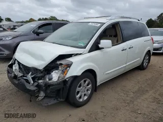 2008 Nissan Quest with VIN 5N1BV28U08N104771, listed as a Copart auction lot 71524494 with 0 mi miles and Salvage Title. Bid and sale history available at carsss.com. Image 1.