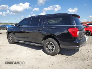 2024 Ford Expedition Max XLT with VIN 1FMJK1H87REA85137, listed as a Copart auction lot 46241645 with 4,845 mi miles and Non repairable. Bid and sale history available at DreamBid. Image 2.