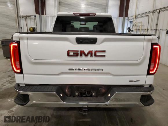 2025 GMC Sierra 1500 SLT z VIN 1GTUUDED0SZ240561, wystawiony jako Copart lot #60465185 z przebiegiem 6 904 mil mil oraz Czysty tytuł • Clean title. Historia ofert i sprzedaży dostępna na DreamBid. Obrazek 6.