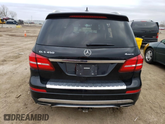 2017 Mercedes-Benz GLS with VIN 4JGDF6EE8HA848636, listed as a Copart auction lot 46735633 with 83,329 mi miles. Bid and sale history available at carsss.com. Image 6.