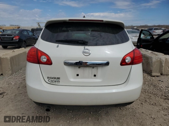 2012 Nissan Rogue S with VIN JN8AS5MT3CW264173, listed as a Copart auction lot 50833615 with 138,854 mi miles and Salvage Title. Bid and sale history available at carsss.com. Image 6.