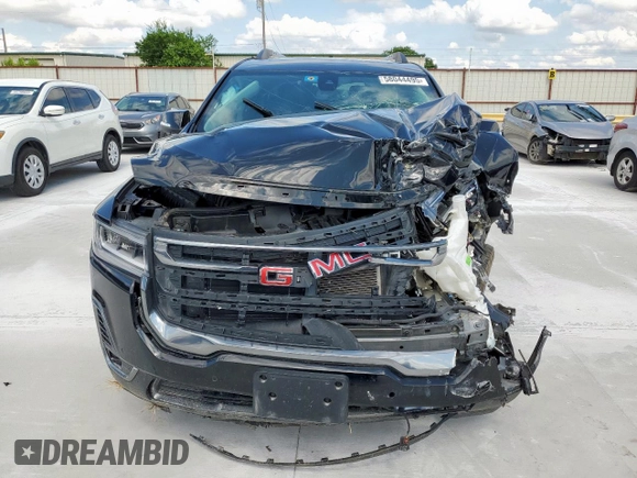 2020 GMC Acadia AT4 with VIN 1GKKNLLS6LZ184390, listed as a Copart auction lot 58044495 with Not provided miles and Salvage title. Bid and sale history available at DreamBid. Image 5.