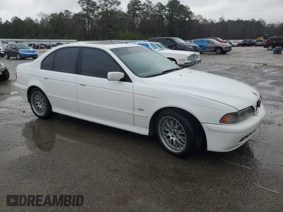 2002 BMW 5 Series 530iA with VIN WBADT63402CH93800, listed as a Copart auction lot 48460245 with 227,449 mi miles and Salvage Title. Bid and sale history available at carsss.com. Image 4.