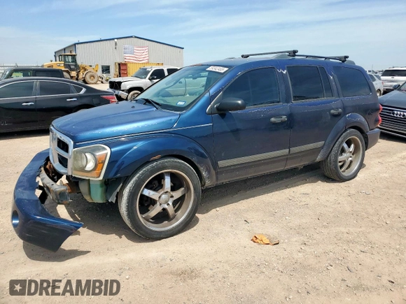 2006 Dodge Durango SLT with VIN 1D4HD48N96F104641, listed as a Copart auction lot 59342465 with 232,136 mi miles and Salvage title. Bid and sale history available at DreamBid. Image 1.