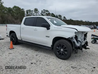 2022 Chevrolet Silverado 1500 RST with VIN 2GCPADED1N1505622, listed as a Copart auction lot 41805015 with 27,575 mi miles and Salvage Title. Bid and sale history available at DreamBid. Image 4.
