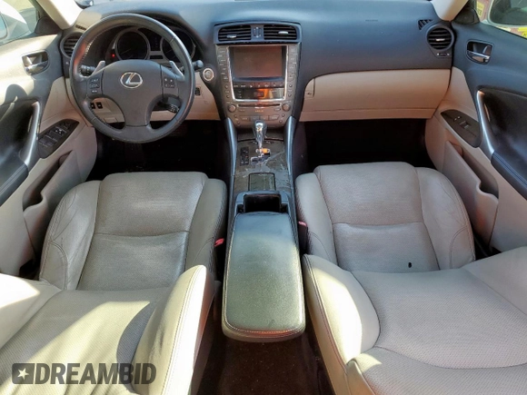 2010 Lexus IS 250 with VIN JTHBF5C25A5126925, listed as a Copart auction lot 47232905 with Not Provided miles and Salvage Title. Bid and sale history available at carsss.com. Image 8.