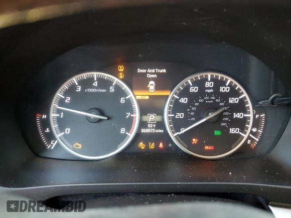 2019 Acura ILX w/Premium Pkg with VIN 19UDE2F78KA006419, listed as a Copart auction lot 82697824 with 68,072 mi miles and Salvage Title. Bid and sale history available at carsss.com. Image 9.