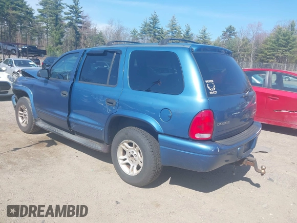 2003 Dodge Durango SLT with VIN 1D4HS48Z63F627801, listed as a IAAI auction lot 42097518 with 179,307 mi miles and . Bid and sale history available at DreamBid. Image 3.