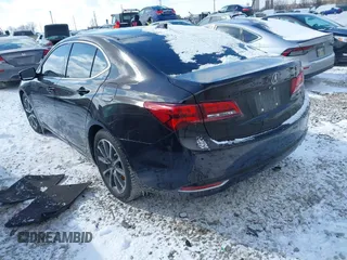2015 Acura TLX V6 with VIN 19UUB2F33FA025391, listed as a IAAI auction lot 41625936 with 115,635 mi miles. Bid and sale history available at carsss.com. Image 3.