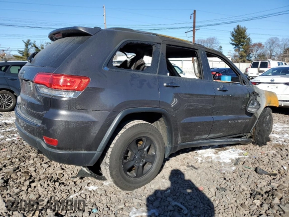 2017 Jeep Grand Cherokee Laredo with VIN 1C4RJFAGXHC849338, listed as a Copart auction lot 41702475 with 0 mi miles and Salvage Title. Bid and sale history available at carsss.com. Image 3.