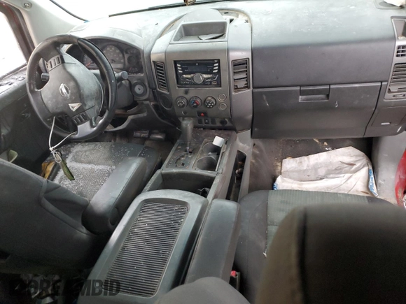 2007 Nissan Titan SE with VIN 1N6BA06AX7N212467, listed as a Copart auction lot 87719695 with 301,822 mi miles and Salvage title. Bid and sale history available at DreamBid. Image 8.