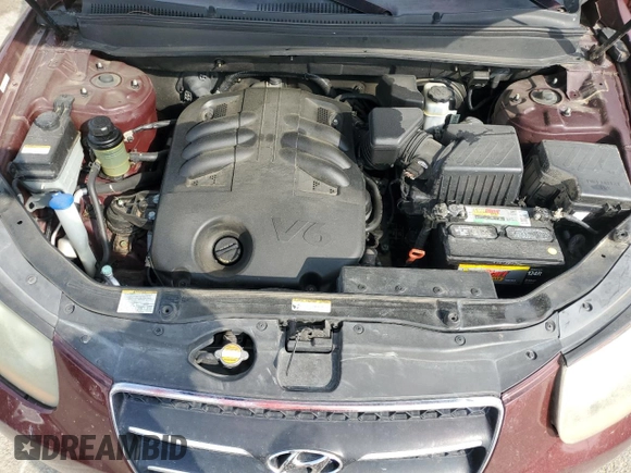 2009 Hyundai Santa Fe Limited with VIN 5NMSH13E09H295628, listed as a Copart auction lot 55196965 with 207,483 mi miles and Salvage title. Bid and sale history available at DreamBid. Image 12.