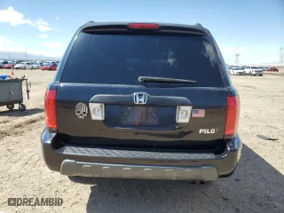 2005 Honda Pilot EX-L with NAVI with VIN 2HKYF18785H556947, listed as a Copart auction lot 48968035 with 146,847 mi miles and Salvage Title. Bid and sale history available at carsss.com. Image 6.