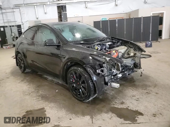 2021 Tesla Model Y Long Range with VIN 5YJYGDEE8MF252824, listed as a Copart auction lot 53801315 with 31,084 mi miles and Salvage Title. Bid and sale history available at DreamBid. Image 15.