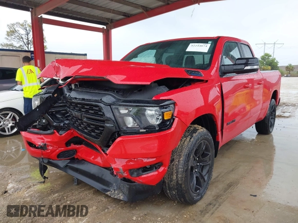 2022 Ram 1500 Big Horn z VIN 1C6RRFBG7NN220702, wystawiony jako IAAI lot #42244874 z przebiegiem 39 799 mil mil oraz . Historia ofert i sprzedaży dostępna na DreamBid. Obrazek 18.