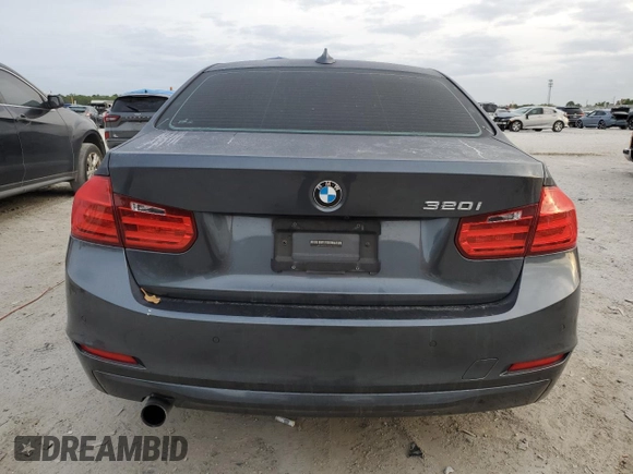 2015 BMW 3 Series 320i with VIN WBA3B1G50FNT06526, listed as a Copart auction lot 50735865 with 128,001 mi miles and Salvage Title. Bid and sale history available at carsss.com. Image 6.
