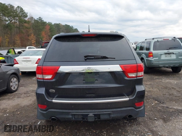 2012 Jeep Grand Cherokee Overland with VIN 1C4RJECT7CC334116, listed as a IAAI auction lot 40968071 with 98,794 mi miles. Bid and sale history available at carsss.com. Image 16.