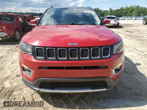2019 Jeep Compass Limited with VIN 3C4NJDCB7KT641739, listed as a Copart auction lot 56913985 with 111,737 mi miles and Non repairable. Bid and sale history available at DreamBid. Image 5.