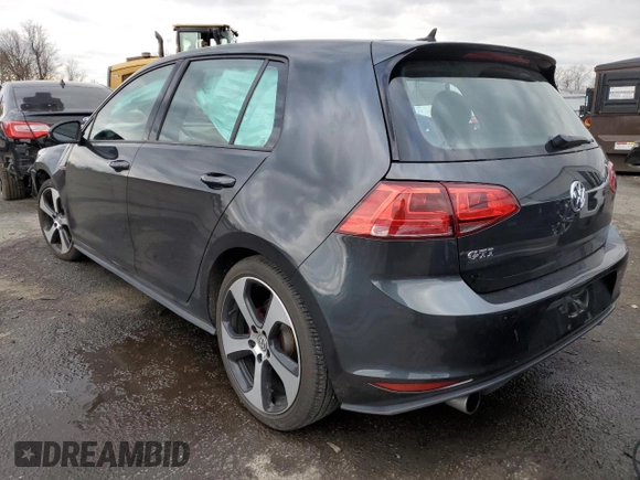 2017 Volkswagen Golf GTI S with VIN 3VW4T7AU7HM032596, listed as a Copart auction lot 37993763 with 32,137 mi miles. Bid and sale history available at carsss.com. Image 2.
