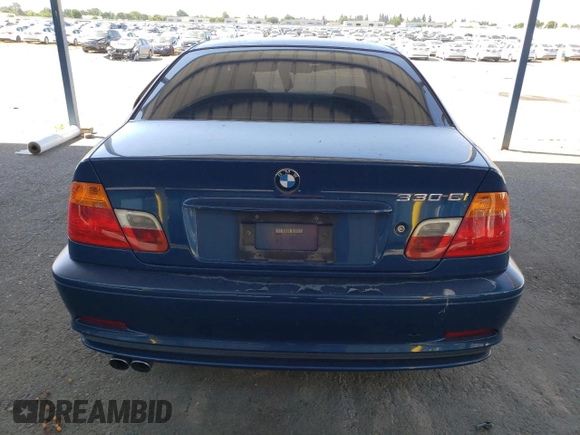 2001 BMW 3 Series 330Ci z VIN WBABN53481JU31524, wystawiony jako Copart lot #57361355 z przebiegiem 207 884 mil mil oraz Szkoda całkowita • Salvage title. Historia ofert i sprzedaży dostępna na DreamBid. Obrazek 6.