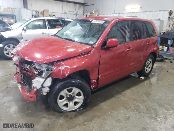 2011 Suzuki Grand Vitara Premium with VIN JS3TD0D25B4102081, listed as a Copart auction lot 43978955 with 310,535 mi miles and Salvage Title. Bid and sale history available at carsss.com. Image 1.