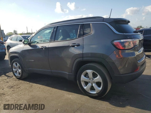 2019 Jeep Compass Latitude with VIN 3C4NJCBB5KT699408, listed as a Copart auction lot 53123705 with 25,403 mi miles and Salvage title. Bid and sale history available at DreamBid. Image 2.